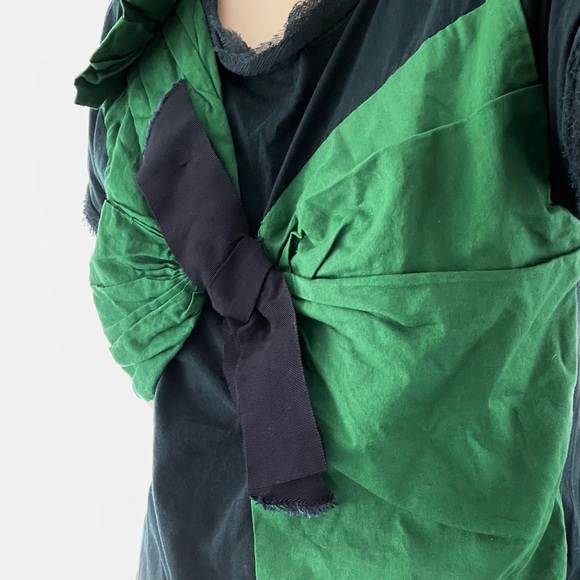 Lanvin Hunter Green T-Shirt with Bow - Picture 6 of 6